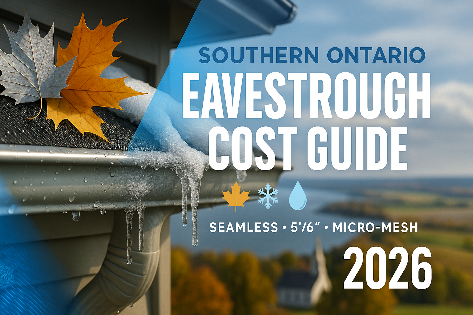 Eavestroughs & Gutter Guards: 2026 Cost Guide
